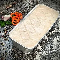 Leberkäsbrät grob ca. 1kg/Schale – frisch vom Metzger