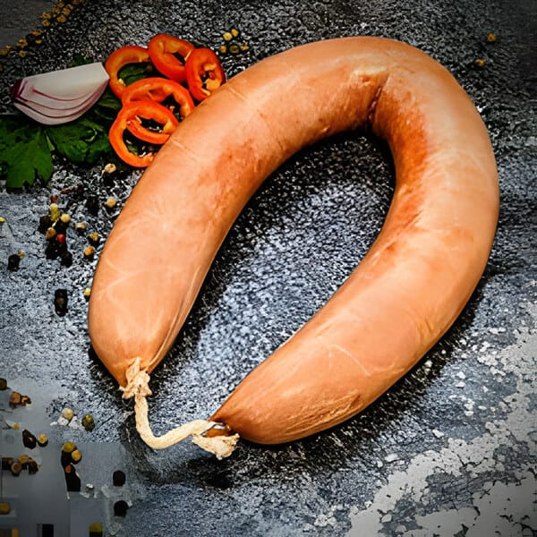 Streichwurst im Ring geräuchert ca. 500g/Stück – frisch vom Metzger