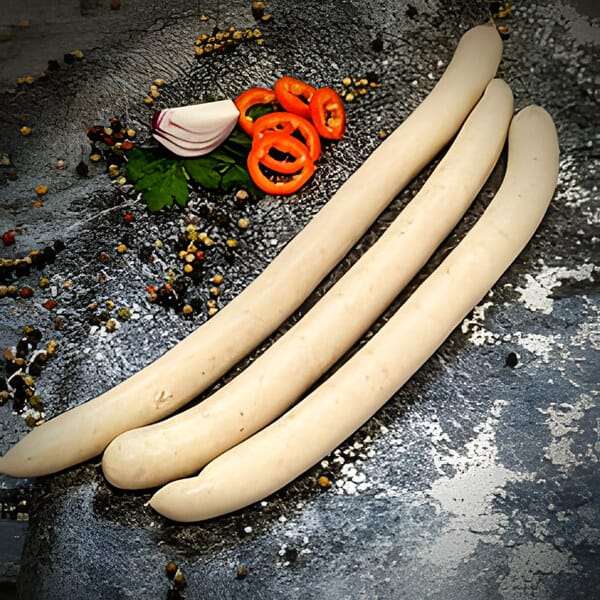 Bratwurst grob extra lang ca. 120g/Stück – frisch vom Metzger