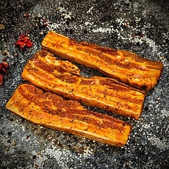 S Bauchsteaks vakuumiert Budapest – Detailansicht