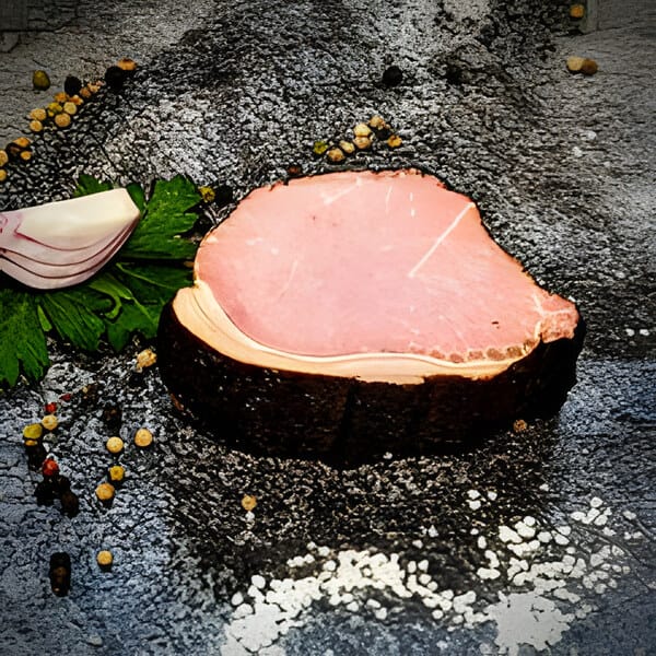 Schwarzgeräuchertes vom Rücken ca. 2kg/Stück – frisch vom Metzger