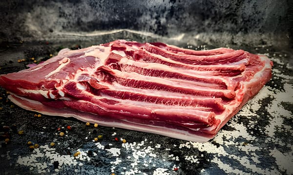 S Delibauch (Bauch ohne Knochen) – Detailansicht