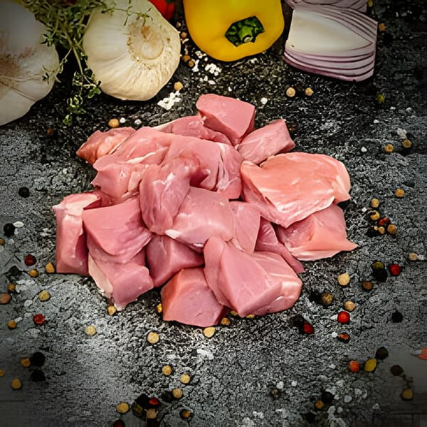 S Gulasch geschnitten – frisch vom Metzger